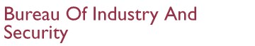 Bureau of Industry and Security Logo