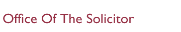 Office of the Solicitor Logo