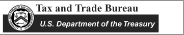 Alcohol and Tobacco Tax and Trade Bureau Logo