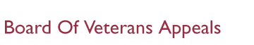 Board of Veterans Appeals Logo