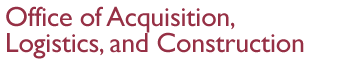 Executive Director, Office of Acquisition and Logistics Logo
